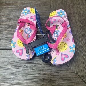 Toddler girls flip-flop pink size 7 new with tag